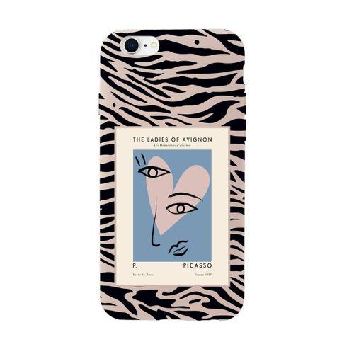 iPhone 6 Plus Picasso The Ladies of Avignon Desenli Premium Silikonlu Telefon Kılıfı