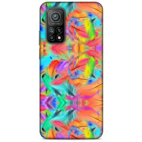 Xiaomi Mi 10T Pro 5G Kılıf Desenli Özel Seri Tüyler (32) Soft Silikon Kılıf