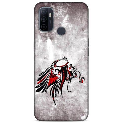 Lopard Huawei P40 Uyumlu Kılıf Tattoo's (43) Thin Fit Kılıf Pipolu Kızılderili
