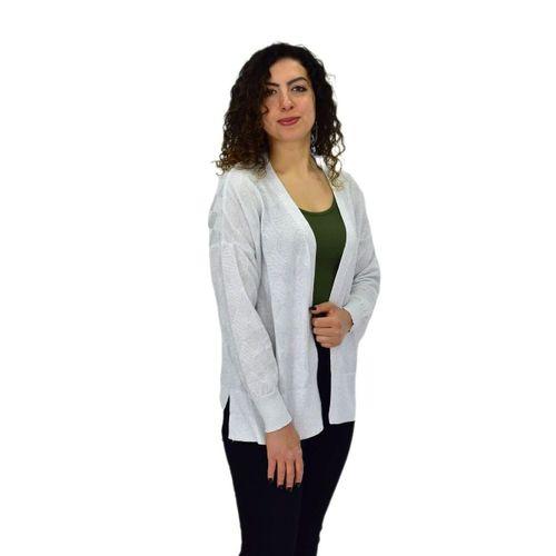 Kadın Triko Simli Mevsimlik Hırka Baklava Desen BGL-ST04669