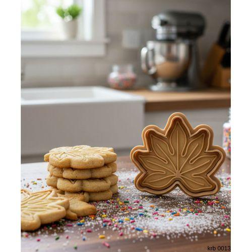 Akcaagac Yapragi Sekillendirici Kalip Kurabiye Hamur Kesici Oyun ve Seker Hamuru Seti