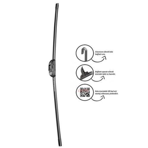 Bosch Aerotwin Ön Arka Silecek Seti Nissan Qashqai 2014-2020 ile uyumlu