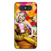 LG K41S - K51S Uyumlu Kılıf Harley Quinn (34) Slim Armor Kılıf Lavanta galibarda