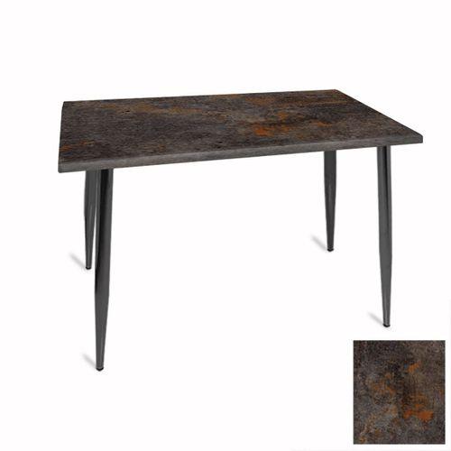 Dockers Manolya Mutfak Masası 70x120 ESB (Werzalit, Wermodin ve Allzalit Tabla) - Metalic Oxid 3