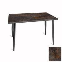 Dockers Manolya Mutfak Masası 70x120 ESB (Werzalit, Wermodin ve Allzalit Tabla) - Metalic Oxid 3