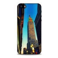 Apple iPhone SE Kılıf Dünya Mimarisi (6) Silikon Kılıf Empire State