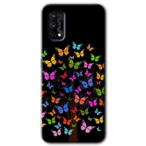 Realme 7 Pro Kılıf HD Desen Baskılı Arka Kapak - Cacti Prairies + Kırılmaz Cam