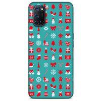 Yılbaşı Süsleri 13 Oppo A52 Kılıf Silikon Kapak