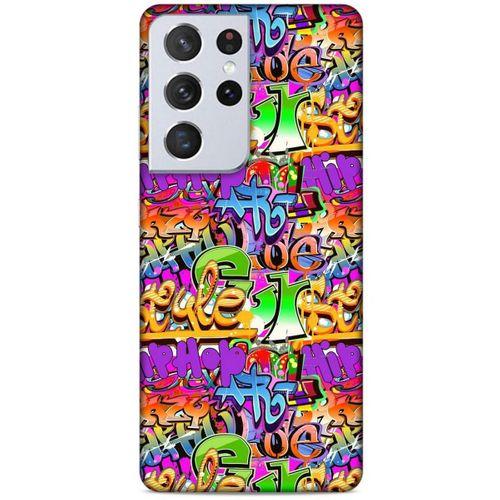 Lopard Samsung Galaxy S21 Ultra Uyumlu Kılıf Graffitix (14) Lansman Kılıf
