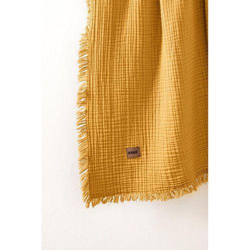 Kanz Bebek 4 Kat Müslin Örtü Knz-027 Hardal