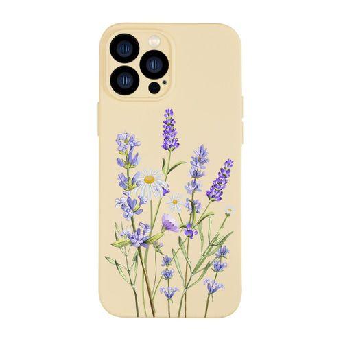 iPhone 13 Pro Max Uyumlu Lavender Desenli Kamera Lens Korumalı Darbe Emici Silikonlu Lansman Kılıf