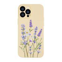 iPhone 13 Pro Max Uyumlu Lavender Desenli Kamera Lens Korumalı Darbe Emici Silikonlu Lansman Kılıf