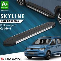 S-Dizayn VW Caddy 4 Skyline Krom Yan Basamak 193 Cm 2020 Üzeri A+ Kalite