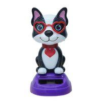 Güneş Enerjili Solar Sallanan Gözlüklü Kedi