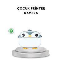 Çocuk Fotoğraf Makinesi Termal Baskılı Anında Çıktı Hd Video Kayıtlı