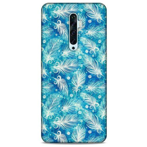 Oppo Reno 2z Kılıf Desenli Özel Seri Tüyler (42) Rugged Armor Kılıf