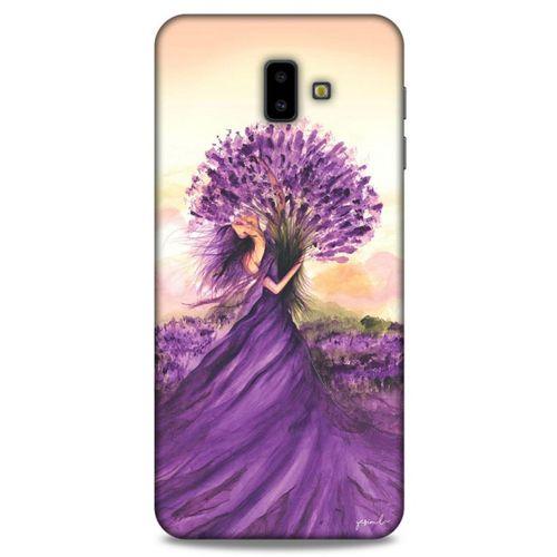 Y.Liva-2021 Özel Seri Lavanta Samsung Galaxy J6 Plus Kılıf Silikon Kapak