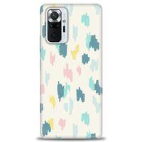 Xiaomi Redmi Note 10 Pro Kılıf HD Baskılı Kılıf - Blue + Tam Ekran Koruyucu