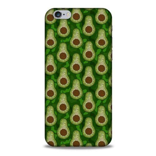 Frutix Avokado 02 Apple Iphone 6 Kılıf Desenli Silikon