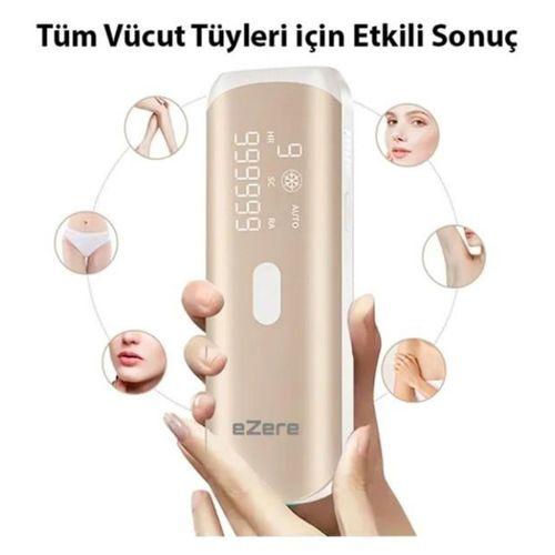 EZERE IPL Buz Lazer Epilasyon 999.999 Atim Otomatik/manuel Dokunmatik Ekran Agrisiz Vücut Yüz Cihazi