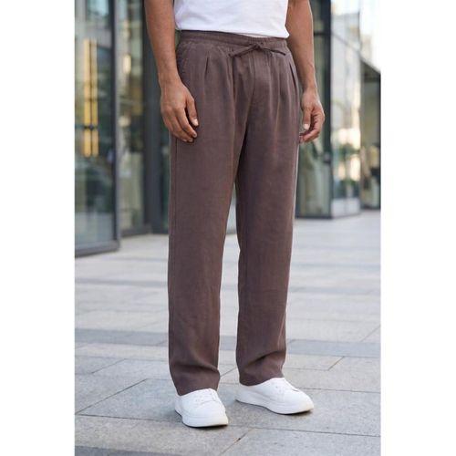 Wert Lyocell Kumaş Relaxed Fit Çİft Pileli Jogger Eşofman Altı Pantolon - Kahve