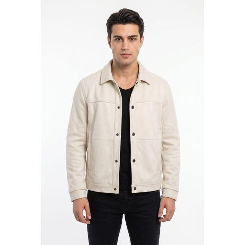 Erkek Siyah Regular Fit Mevsimlik Süet Spor Mont BGL-ST05437