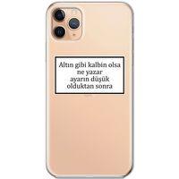 Iphone 11 Pro Kılıf HD Yazı Baskılı Silikon Arka Kapak - Yazı 3