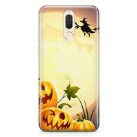 Huawei Mate 10 Lite Kılıf Cadı Balkabakları Arka Kapak Koruma Desenli Full Koruyucu