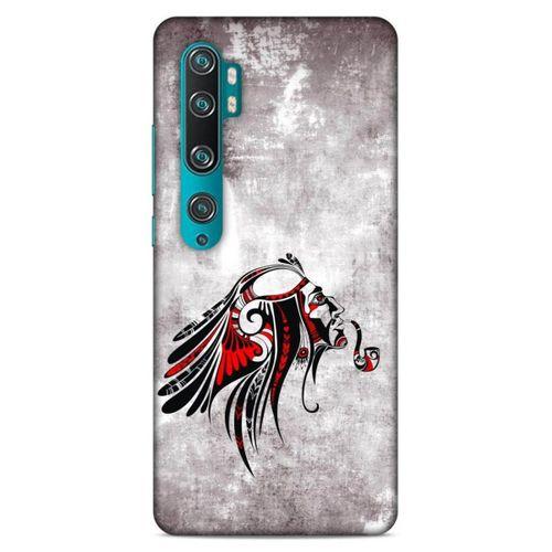 Lopard Xiaomi Mi Note 10 Pro Uyumlu Kılıf Tattoo's (43) Thin Fit Kılıf Pipolu Kızılderili