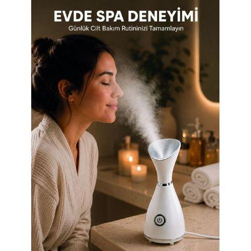 Nano İyonik Buhar Cihazı Tek Tuşla Kullanım Yüz Bakım Makinesi