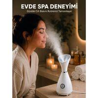 Nano İyonik Buhar Cihazı Tek Tuşla Kullanım Yüz Bakım Makinesi