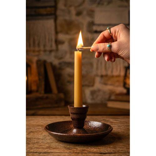 Kulpsuz Metal Nostalji Mumluk & El Şamdanı Kendinden Iğneli Acı Kahve Turna2623-11