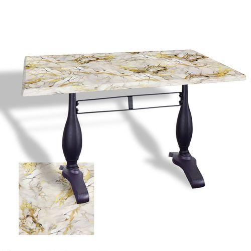 Dockers Çipa 3011 Döküm Ayak Masa 70x120 cm - (Werzalit, Wermodin ve Allzalit Tabla) - Gold