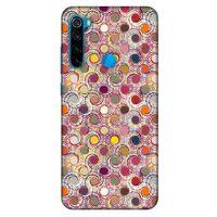 Xiaomi Redmi Note 8 Kılıf Pastel Renkler (36) Glitter Kılıf Sarı Pembe