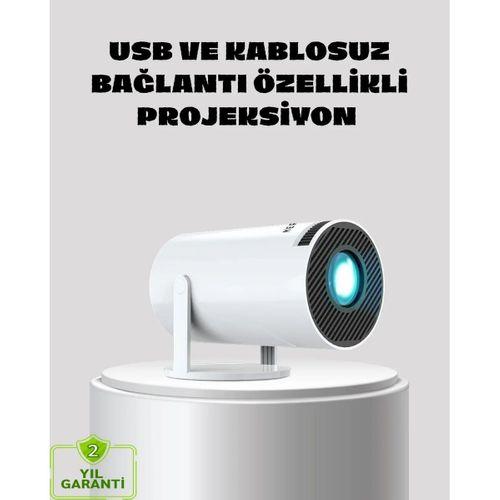 Kablosuz Bağlantılı Full Hd Ev Sinema Projeksiyonu 160 Ansı Lümen