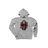 Demon Slayer Nezuko Kamado Gri Kapşonlu Sweatshirt Hoodie