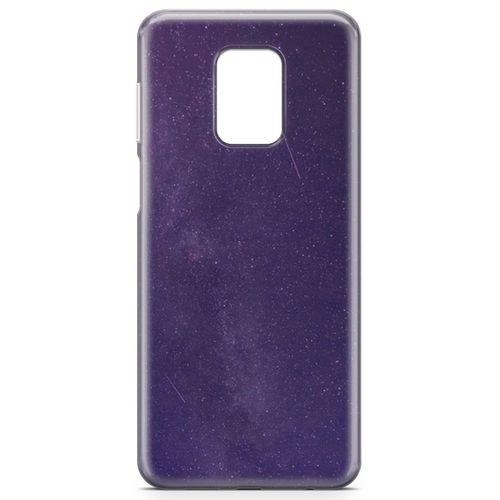 Xiaomi Redmi Note 9 Pro Kılıf Mor Geceler Arka Kapak Koruma Desenli Full Koruyucu