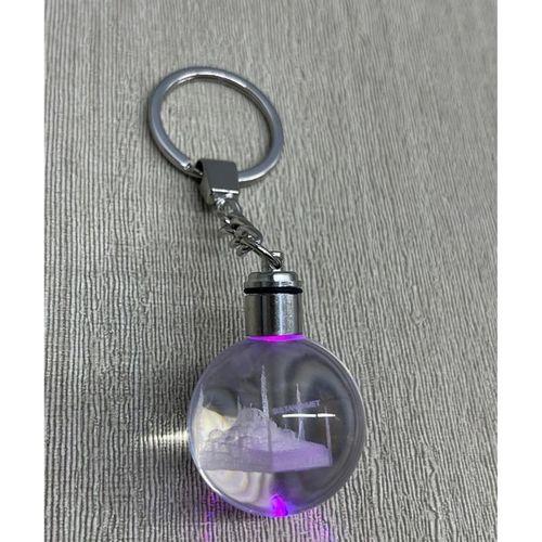 Ledli Sultanahmet Tasarımı Kristal Anahtarlık Alk3804