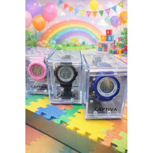 Captiva Digital 3 Atm Suya Dayanıklı Işık+Alarm+Kronometre+Takvimli Çoçuk Kol Saati CP.ML.002S1