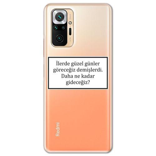 Xiaomi Redmi Note 10 Pro Kılıf HD Yazı Baskılı Silikon Arka Kapak - Yazı 7