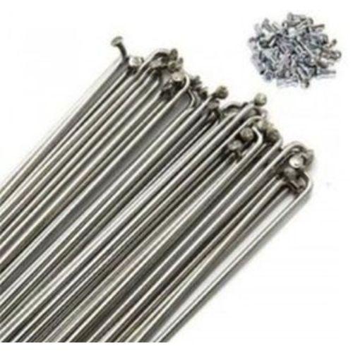 Jant teli 290 mm x 2Mm Çelik Krom 36 adet