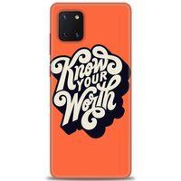 Samsung Galaxy A81 / Note 10 Lite Kılıf HD Baskılı Kılıf - Know Your Worth + Tam Ekran Koruyucu