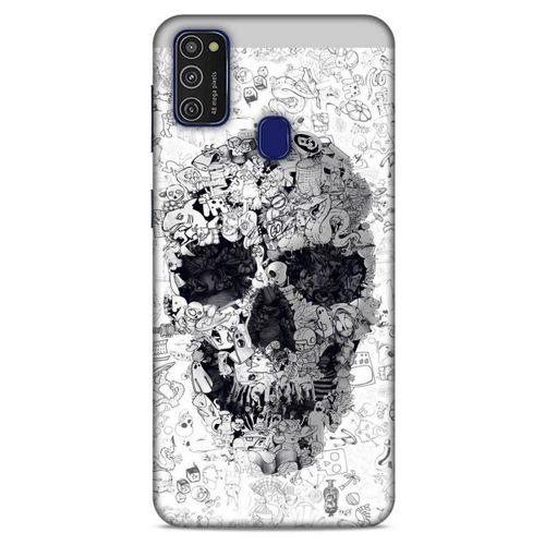 Samsung Galaxy M21 Uyumlu Kılıf Motorsiklet (26) Tpu Silikon Kılıf İskelet