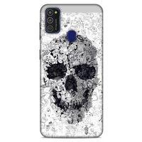 Samsung Galaxy M21 Uyumlu Kılıf Motorsiklet (26) Tpu Silikon Kılıf İskelet