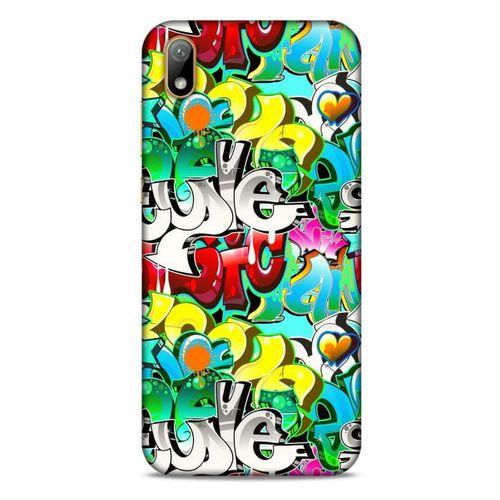 Graffitix (13) Desenli Silikon Kapak Huawei Y5 2019 Kılıf