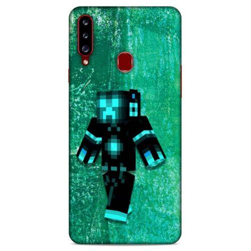 Lopard Samsung Galaxy A20s Uyumlu Kılıf PiXel (45) Liquid Air Kılıf Tron