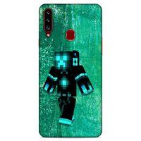 Lopard Samsung Galaxy A20s Uyumlu Kılıf PiXel (45) Liquid Air Kılıf Tron