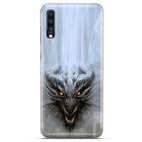 General Mobile GM 20 Kılıf Dragons (11) Tam Koruma Beyaz Ejderha