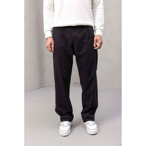 Burton Kolları Şerit Detaylı Deri Ceket Bej - Wenders Bisiklet Yaka Sweatshirt Beyaz - Wilder Modal Kumaş Pantolon Siyah