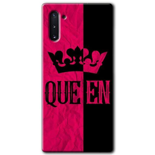 Galaxy Note 10 Kılıf HD Desen Baskılı Arka Kapak - Queen + Kırılmaz Cam